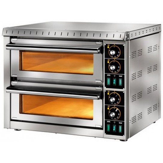 Mini four pizza 2 chambres 3,2kW 2 x pizzas Ø 36 - GAM MD 1+1 Mini four pizza 2 chambres 3,2kW 2 x pizzas Ø 36 - GAM MD 1+1
