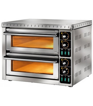 Mini four pizza 2 chambres 3,2kW 2 x pizzas Ø 36 - GAM MD 1+1 Mini four pizza 2 chambres 3,2kW 2 x pizzas Ø 36 - GAM MD 1+1
