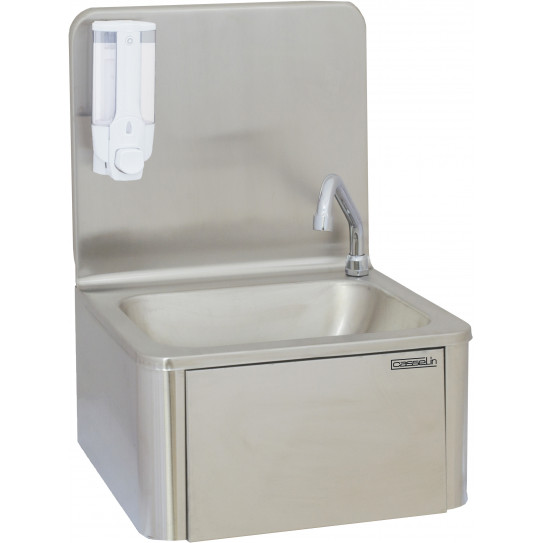 Lave-mains inox à commande fémorale grand dosseret CLV1 CASSELIN Lave-mains inox à commande fémorale grand dosseret CLV1 CASSELIN