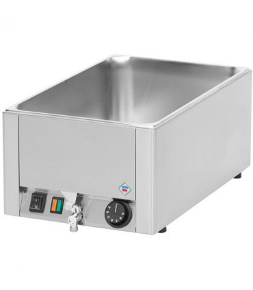 Bain-Marie GN1/1 à poser avec vidange 1,5Kw - BMV-1115 RM Gastro RED FOX Bain-Marie GN1/1 à poser avec vidange 1,5Kw - BMV-1115 RM Gastro RED FOX