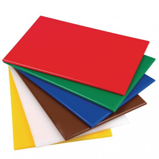 6 x Planches à découper à code couleur - HC880 Hygiplas Gastronoble Nisbets