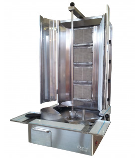 Machine Döner Kebab grill gaz ERC1 ERCIYES 4 brûleurs