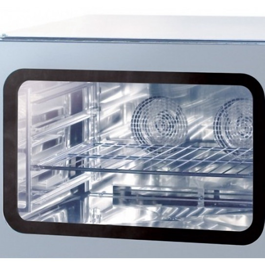 Four électrique à convection 6,5kW triphasé 4 niveaux GN1/1 + Humidificateur CGE11-P Diamond