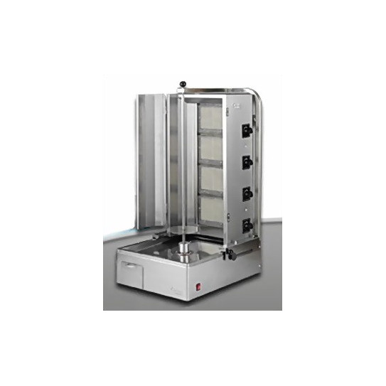Machine Döner Kebab grill gaz ERC1 €RCIYES 4 brûleurs