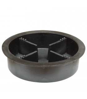Repose-verre coupelle en plastique noir presse-agrumes Santos 11 - 11403