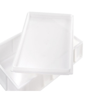 Couvercle pour bac à pâtons 600x400 mm Gilac blanc G179221