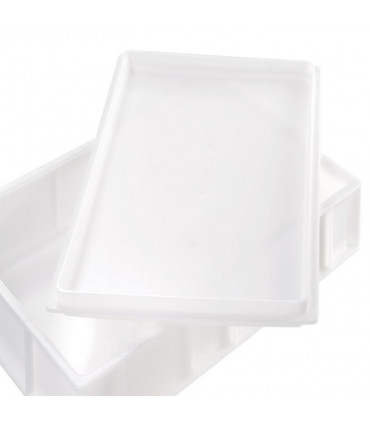 Couvercle pour bac à pâtons 600x400 mm Gilac blanc G179221 Couvercle pour bac à pâtons 600x400 mm Gilac blanc G179221