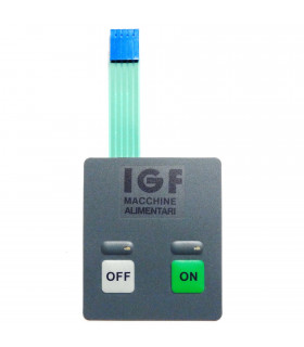 Clavier ON / OFF pour façonneuse pizza IGF 2300/L40 et 2300/L30 - 2300/L30Z06 et 2300/L40Z06