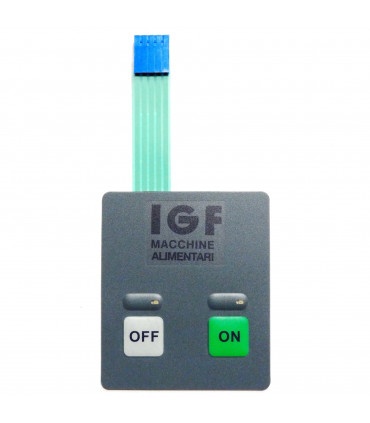 Clavier ON / OFF pour façonneuse pizza IGF 2300/L40 et 2300/L30 - 2300/L30Z06 et 2300/L40Z06 Clavier ON / OFF pour façonneuse pizza IGF 2300/L40 et 2300/L30 - 2300/L30Z06 et 2300/L40Z06