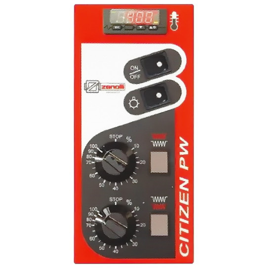 Commandes électromécaniques four pizza électrique Citizen PW 6+6/MC Zanolli