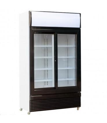 Vitrine réfrigérée à boissons 2 portes vitrées coulissantes 750L - 7455.1395 Vitrine réfrigérée à boissons 2 portes vitrées coulissantes 750L - 7455.1395