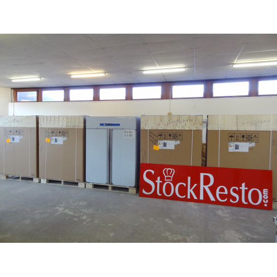 Armoire froide 1410 L positive sur roulettes 2 portes inox GN 2/1 - GN1410TN L2G