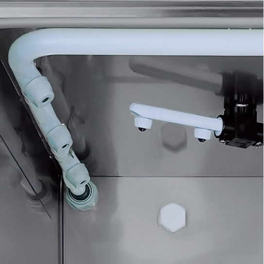 Lave-verres 35x35 STEEL330 COLGED NOSEM bras et rampe lavage supérieure