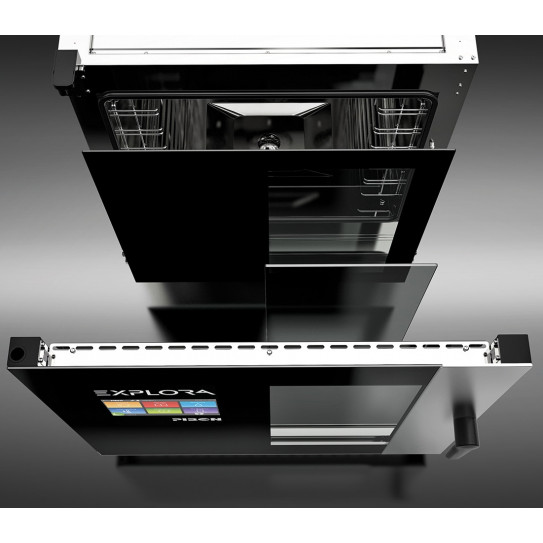 Triple vitrage froid au touché Four mixte EXPLORA PF1204 PIRON