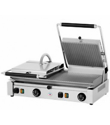Panini Grilll professionnel double nervuré triphasé 6 kW - PD-2020 R RM GASTRO Panini Grilll professionnel double nervuré triphasé 6 kW - PD-2020 R RM GASTRO