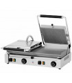 Grill Panini double nervuré triphasé 6 kW