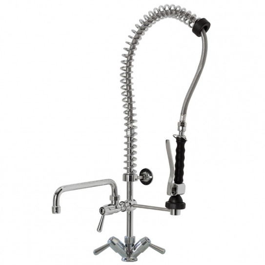 Douchette preflush combiné mélangeur, robinet 1/4 de tour, col de cygne H75-DCC1/4-PM Douchette preflush combiné mélangeur, robinet 1/4 de tour, col de cygne H75-DCC1/4-PM