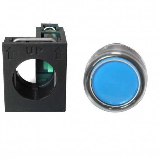 Bouton poussoir bleu pour façonneuse pizza IGF 2300/B40 et 2300/B30 - 2300/B30Z06 et 2300/B40Z06 et 9319021