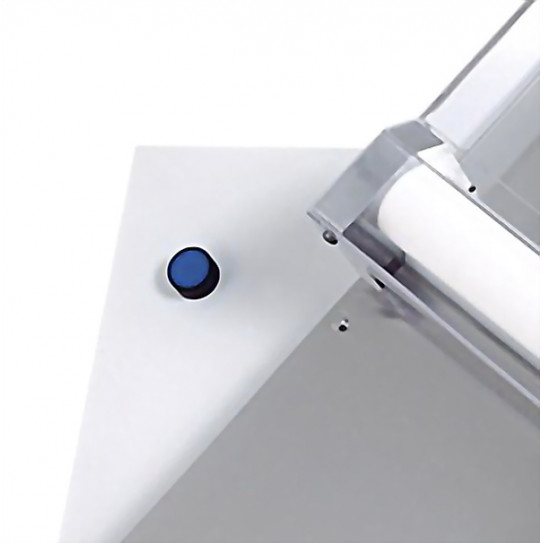 Bouton poussoir bleu pour façonneuse pizza IGF 2300/B40 et 2300/B30 - 2300/B30Z06 et 2300/B40Z06