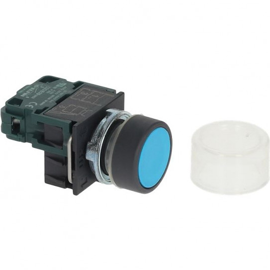 Bouton poussoir bleu pour façonneuse pizza IGF 2300/B40 et 2300/B30 - 2300/B30Z06 et 2300/B40Z06