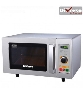Four micro-ondes inox 25L mécanique 1000W - WR-2510-M Diverso by Diamond