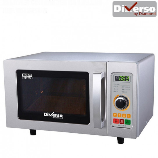 Four micro-ondes inox 25L mécanique 1000W - WR-2510-M Diverso by Diamond Four micro-ondes inox 25L mécanique 1000W - WR-2510-M Diverso by Diamond
