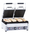 Grill Panini double Premium Rainurée 2,9 kW CGP2RRPT