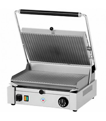 Panini Grill professionnel rainuré monophasé 230V 3kW - PM-2015 R RM GASTRO Panini Grill professionnel rainuré monophasé 230V 3kW - PM-2015 R RM GASTRO