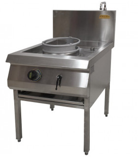 Wok Feu Dragon 1 brûleur asiatique 45 kW FD1M800 Figco & Co