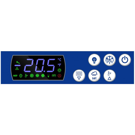 Écran de contrôle EVX214 armoire froide HACCP Diamond AP1B/F86-R2