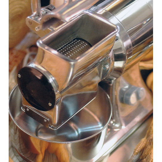 Râpe grattugia fromage, pain, noix, noisettes, professionnelle GSM rouleau inox