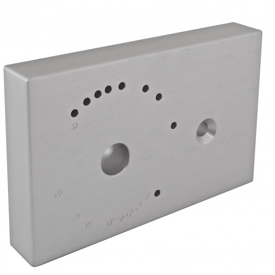 Bloc supérieur droit plein pour laminoir pizza PASTALINE VELMA D30 D45 PC/10-0014