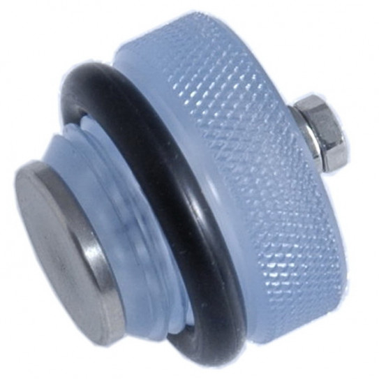 Embase polycarbonate de vis régulateur d'air V2A + joint torique pour Machine Chantilly Mussana 20210020