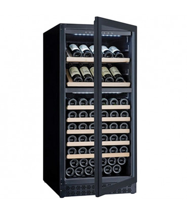 Cave à vins maxi 102 bouteilles de Ø 75 mm - CAV120D L2G Cave à vins maxi 102 bouteilles de Ø 75 mm - CAV120D L2G