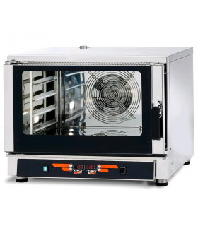 Four mixte 4 niveaux 60x40 ou GN1/1 vapeur à injection directe VESUVE 4TG NERONE VULCAIN-4