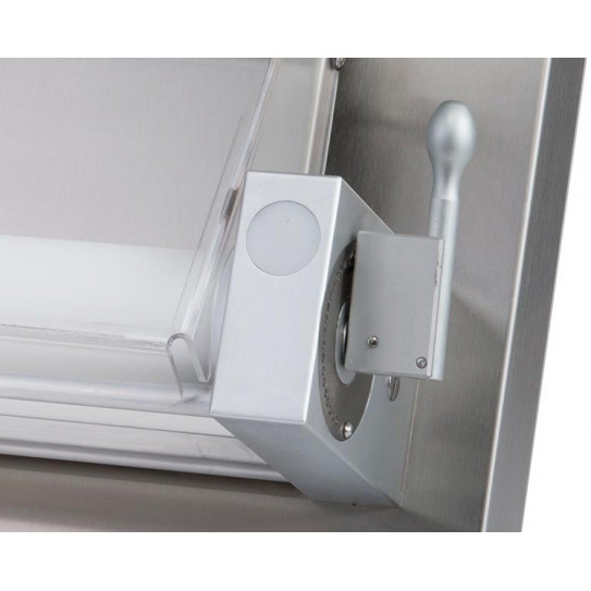 Laminoir 45 cm MAXI SFOGLY - Manette réglage épaisseur rouleaux robuste 0 à 10 mm