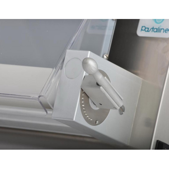 Laminoir 45 cm MAXI SFOGLY - Manette réglage épaisseur rouleaux robuste 0 à 10 mm	