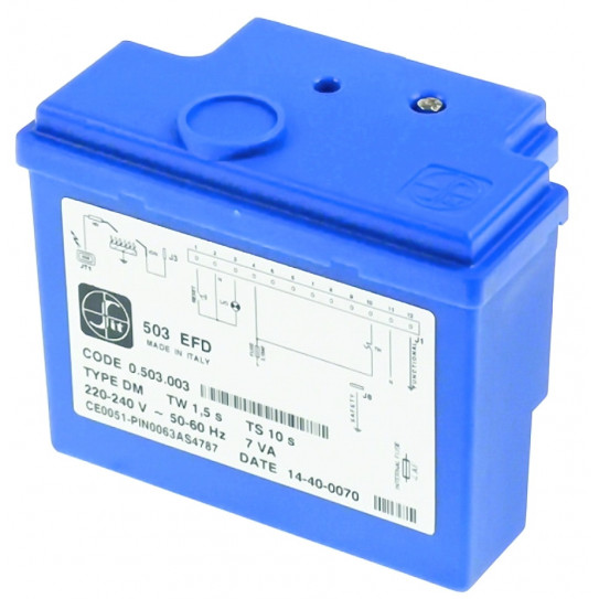 Boitier contrôle d'allumage 503EFD SIT TANDEM pour four pizza gaz CUPPONE GS4, GS6, GS9 91310280