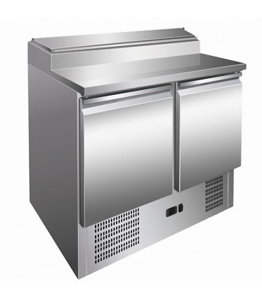 Table préparation sandwichs dessus inox + emplacement bacs gastro GN1/6 P200 Table préparation sandwichs dessus inox + emplacement bacs gastro GN1/6 P200