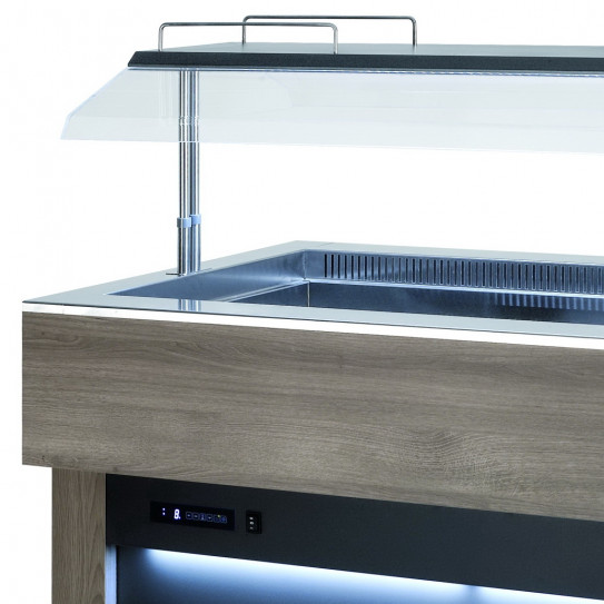 Détail Self buffet froid +3 +10°C BREAKFAST DELUXE SCAIOLA