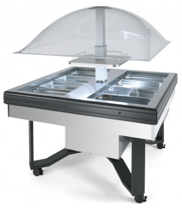 Self buffet froid +3 +10°C CUPOLA INOX SCAIOLA Self buffet froid +3 +10°C CUPOLA INOX SCAIOLA