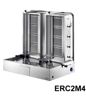 Machine Döner Kebab double 4 feux gaz ERC2M4 ERCIYES