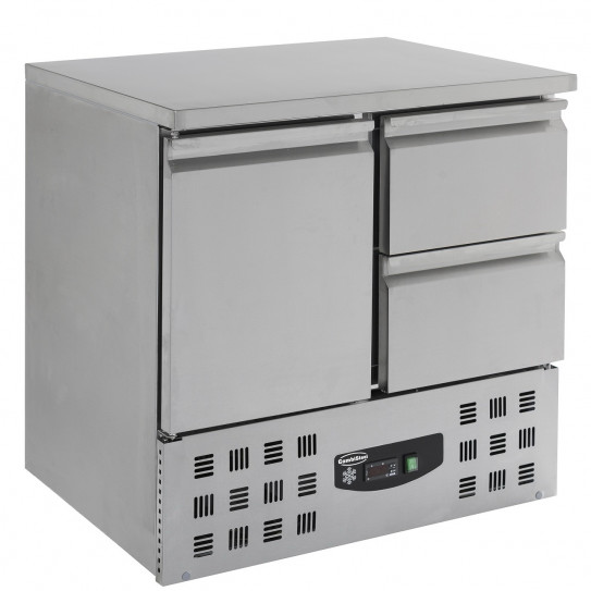 Desserte table réfrigérée 1 porte 2 tiroirs AAS901-2D