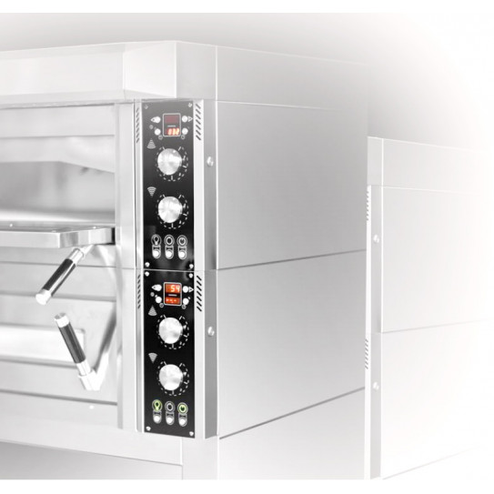 Four pizza électrique Black Line Allegro Large 2 x 6 pizzas - IGF FORNITALIA BL2 105/70 - BL1-105/70 - AL10570