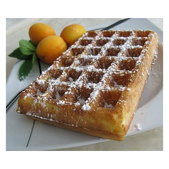 Gaufre rectangulaire 4x6 de Bruxelles 182x113mm