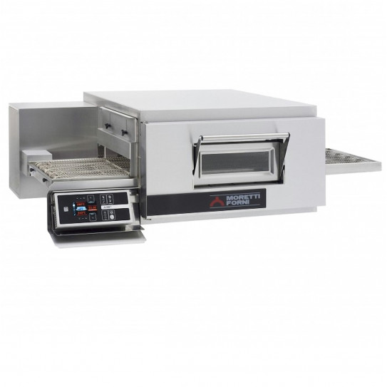 Four à pizza convoyeur électrique T75E/LCD Moretti Forni Tapis largeur 500