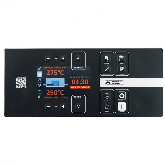 Moretti Forni T75 T97 TT98 écran LCD Four à convoyeur électrique serie T Morello Forni