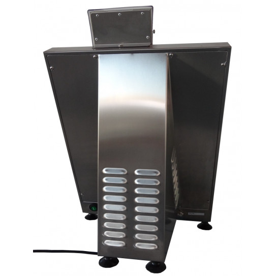 Formeuse à pizza diam. sortie 30 cm Giotto D30 vue arrière.