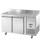 Desserte 600 réfrigérée 2 portes adossée Froid positif ventilé Tropicalisé Table Snack EPF3421GR-SB Atosa