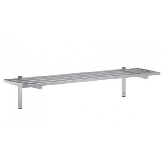 Étagère murale tubulaire inox ajourée 1400x400mm BUD-ETTU144 L2G Étagère murale tubulaire inox ajourée 1400x400mm BUD-ETTU144 L2G
